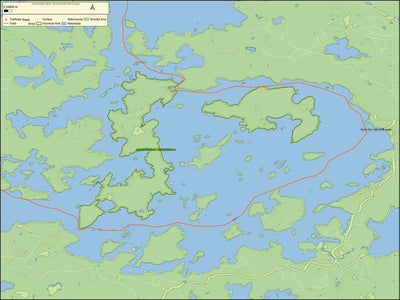 Xavier Maps Ontario Nature Reserve: Arrowhead Peninsula digital map