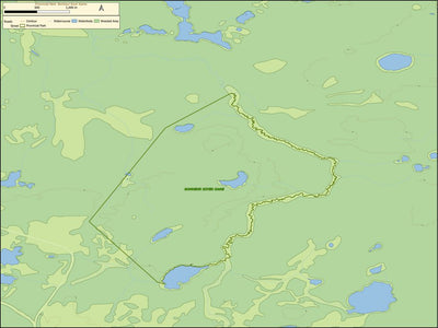 Xavier Maps Ontario Nature Reserve: Bonheur River Kame digital map