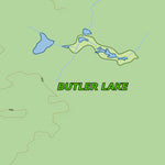 Xavier Maps Ontario Nature Reserve: Butler Lake digital map