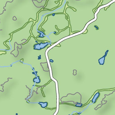 Xavier Maps Ontario Nature Reserve: Chapleau-Nemegosenda River Part 4 digital map