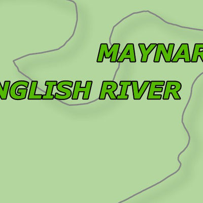 Xavier Maps Ontario Nature Reserve: Maynard Lake digital map