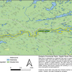 Xavier Maps Ontario Nature Reserve: Ogoki River Map Bundle bundle