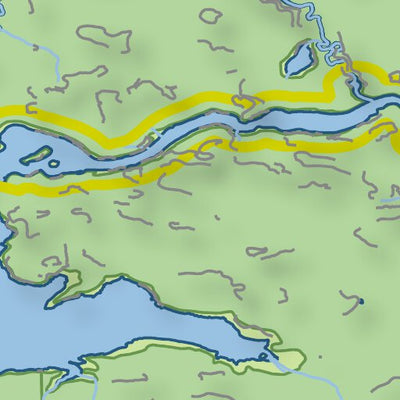 Xavier Maps Ontario Nature Reserve: Ogoki River Map Bundle bundle