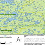 Xavier Maps Ontario Nature Reserve: Weeskayjahk Ohtahzhoganeeng Part 1 digital map