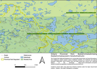 Xavier Maps Ontario Nature Reserves: Far North Map Bundle bundle