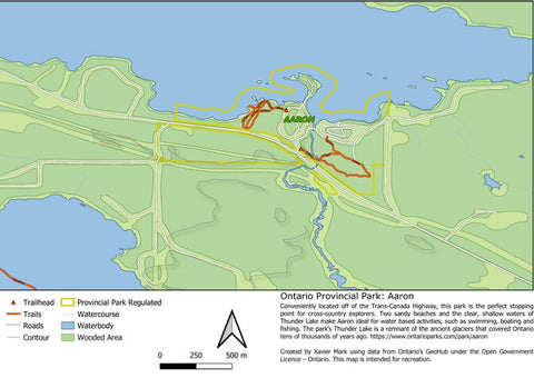 Xavier Maps Ontario Provincial Park: Aaron bundle exclusive