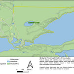 Xavier Maps Ontario Provincial Park: Arrow Lake bundle exclusive