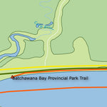 Xavier Maps Ontario Provincial Park: Batchawana Bay digital map