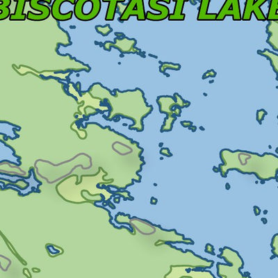 Xavier Maps Ontario Provincial Park: Biscotasi Lake bundle exclusive