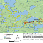 Xavier Maps Ontario Provincial Park: Blue Lake bundle exclusive