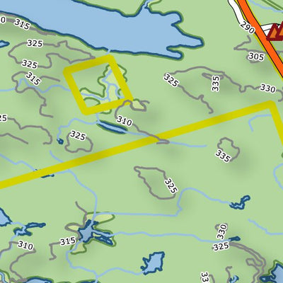 Xavier Maps Ontario Provincial Park: Bon Echo bundle exclusive