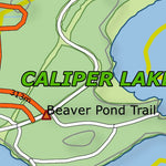 Xavier Maps Ontario Provincial Park: Caliper Lake bundle exclusive