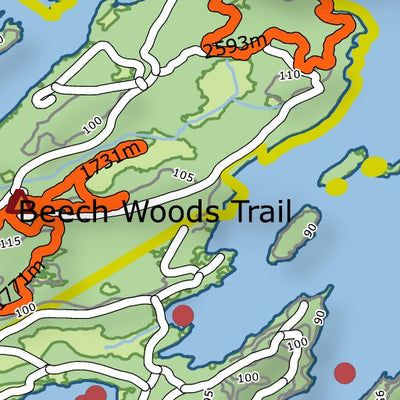 Xavier Maps Ontario Provincial Park: Charleston Lake bundle exclusive