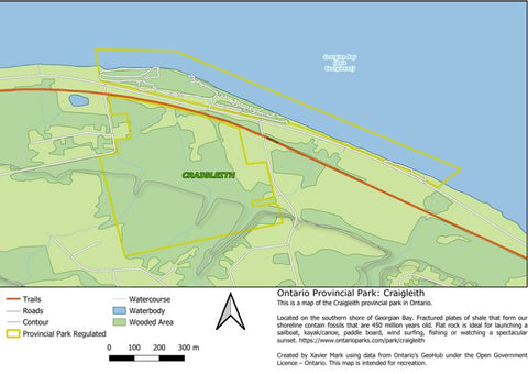 Xavier Maps Ontario Provincial Park: Craigleith bundle exclusive