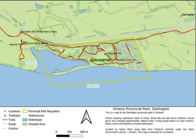 Xavier Maps Ontario Provincial Park: Darlington bundle exclusive