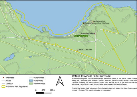 Xavier Maps Ontario Provincial Park: Driftwood bundle exclusive