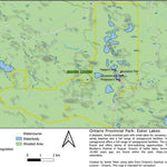 Xavier Maps Ontario Provincial Park: Esker Lakes bundle exclusive