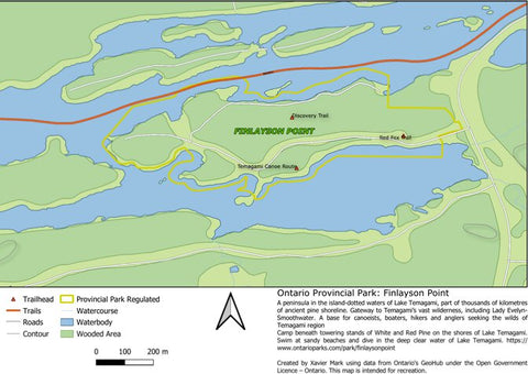 Xavier Maps Ontario Provincial Park: Finlayson Point bundle exclusive