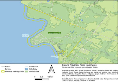 Xavier Maps Ontario Provincial Park: Inverhuron bundle exclusive