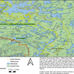 Xavier Maps Ontario Provincial Park: Killarney East Map bundle exclusive