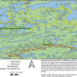 Xavier Maps Ontario Provincial Park: Killarney North Map bundle exclusive