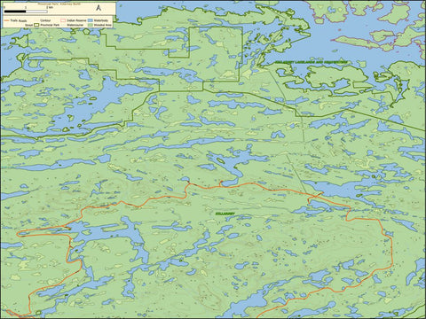 Xavier Maps Ontario Provincial Park: Killarney North Map digital map