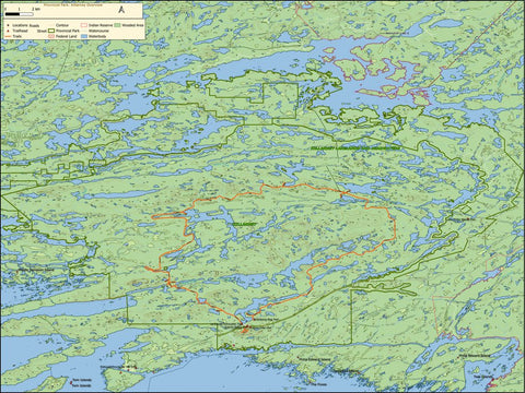 Xavier Maps Ontario Provincial Park: Killarney Overview Map digital map