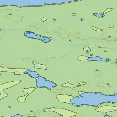 Xavier Maps Ontario Provincial Park: Killarney West Map digital map