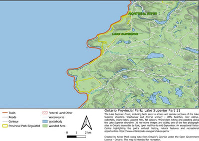Xavier Maps Ontario Provincial Park: Lake Superior Part 11 bundle exclusive