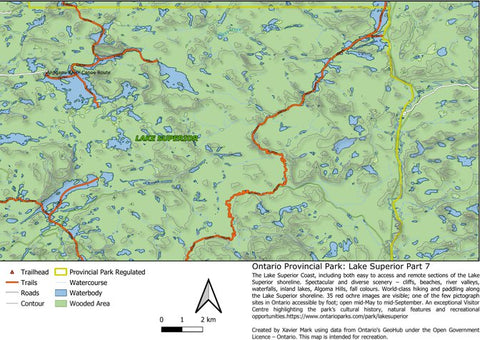 Xavier Maps Ontario Provincial Park: Lake Superior Part 7 bundle exclusive