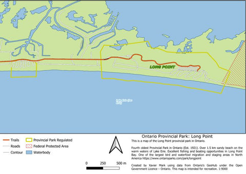 Xavier Maps Ontario Provincial Park: Long Point bundle exclusive