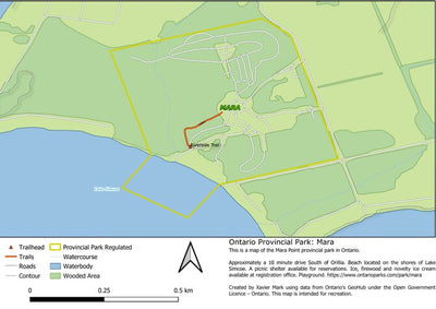 Xavier Maps Ontario Provincial Park: Mara bundle exclusive