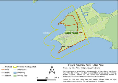 Xavier Maps Ontario Provincial Park: McRae Point bundle exclusive