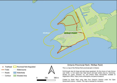 Xavier Maps Ontario Provincial Park: McRae Point bundle exclusive