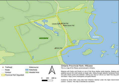 Xavier Maps Ontario Provincial Park: Mikisew bundle exclusive