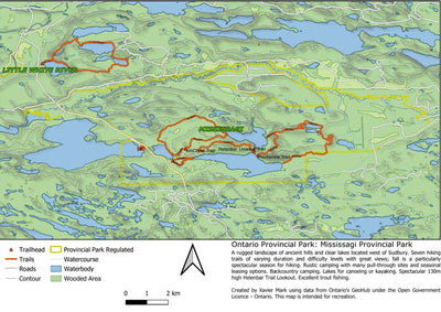 Xavier Maps Ontario Provincial Park: Mississagi bundle exclusive