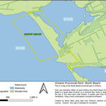 Xavier Maps Ontario Provincial Park: North Beach bundle exclusive