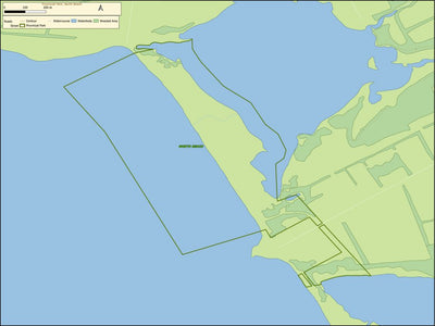 Xavier Maps Ontario Provincial Park: North Beach digital map