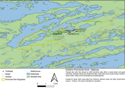 Xavier Maps Ontario Provincial Park: Ojibway bundle exclusive