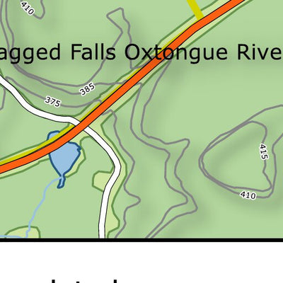Xavier Maps Ontario Provincial Park: Oxtongue River-Ragged Falls bundle exclusive
