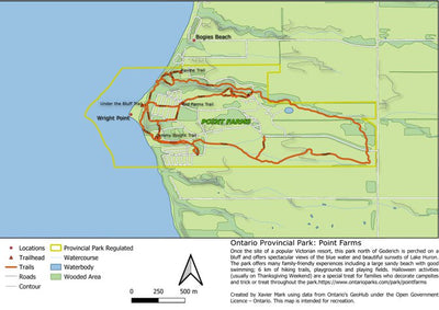 Xavier Maps Ontario Provincial Park: Point Farms bundle exclusive