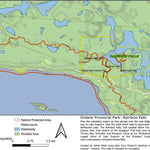 Xavier Maps Ontario Provincial Park: Rainbow Falls bundle exclusive