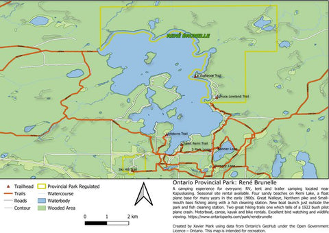 Xavier Maps Ontario Provincial Park: René Brunelle Part 1 bundle exclusive