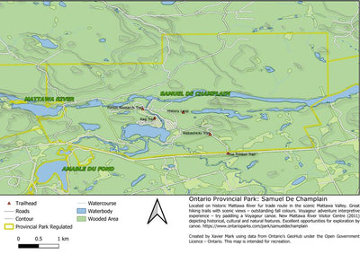 Xavier Maps Ontario Provincial Park: Samuel De Champlain bundle exclusive