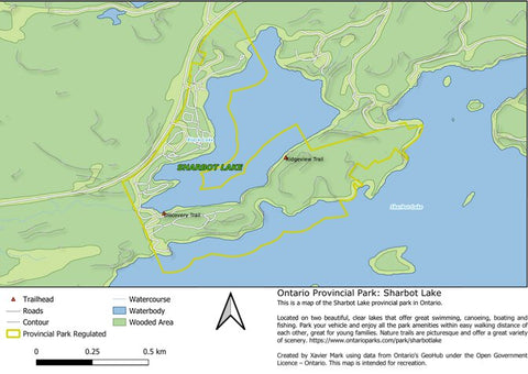 Xavier Maps Ontario Provincial Park: Sharbot Lake bundle exclusive