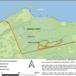 Xavier Maps Ontario Provincial Park: Sibbald Point bundle exclusive