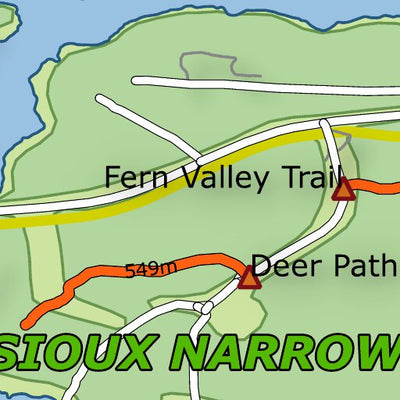 Xavier Maps Ontario Provincial Park: Sioux Narrows bundle exclusive
