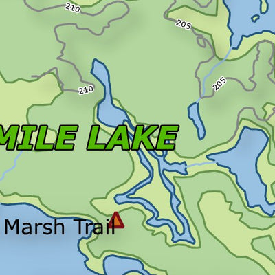 Xavier Maps Ontario Provincial Park: Six Mile Lake bundle exclusive