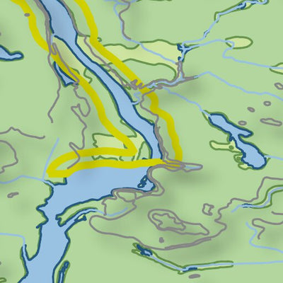Xavier Maps Ontario Provincial Park: Spanish River Part 6 digital map