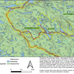 Xavier Maps Ontario Provincial Park: Sturgeon River Map Bundle bundle